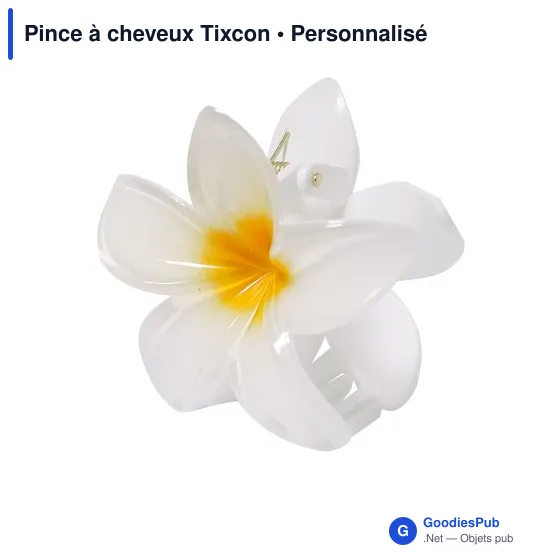 Pince à cheveux personnalisable Tixcon avec logo - Image 4