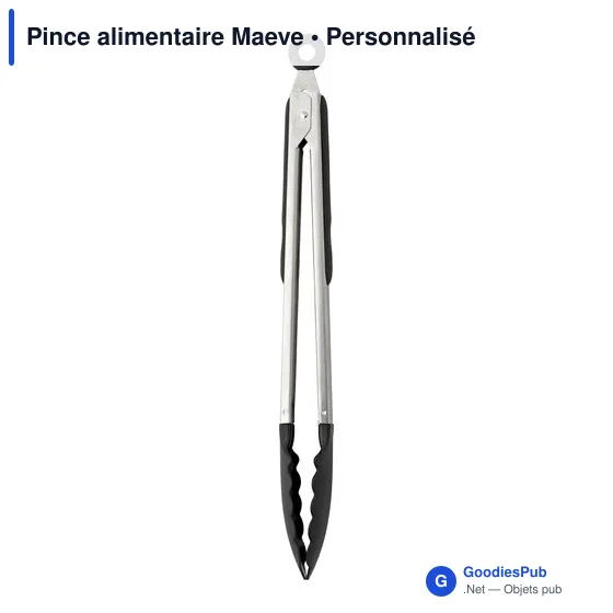 Pince alimentaire personnalisable Maeve avec logo - Image 1