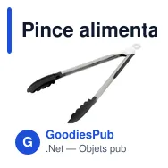 Pince alimentaire personnalisable Maeve avec logo - Miniature 2