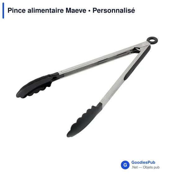 Pince alimentaire personnalisable Maeve avec logo - Image 3