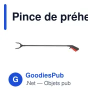 Pince de préhension personnalisable pour logo - Olga - Miniature 1