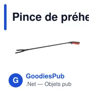 Pince de préhension personnalisable pour logo - Olga - Miniature 2