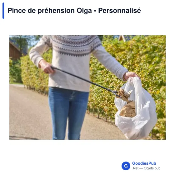 Pince de préhension personnalisable pour logo - Olga - Image 4