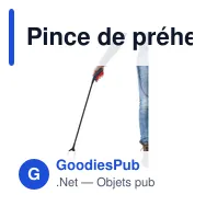 Pince de préhension personnalisable pour logo - Olga - Miniature 5