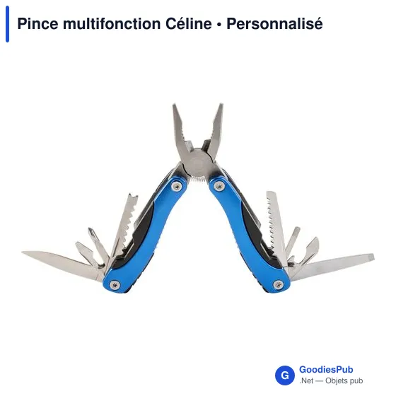 Pince multifonction personnalisable avec logo - Céline - Image 2