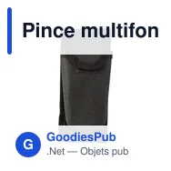 Pince multifonction personnalisable avec logo - Céline - Miniature 5