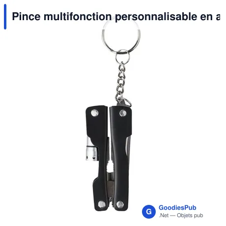 Pince multifonction personnalisable en acier inoxydable avec logo