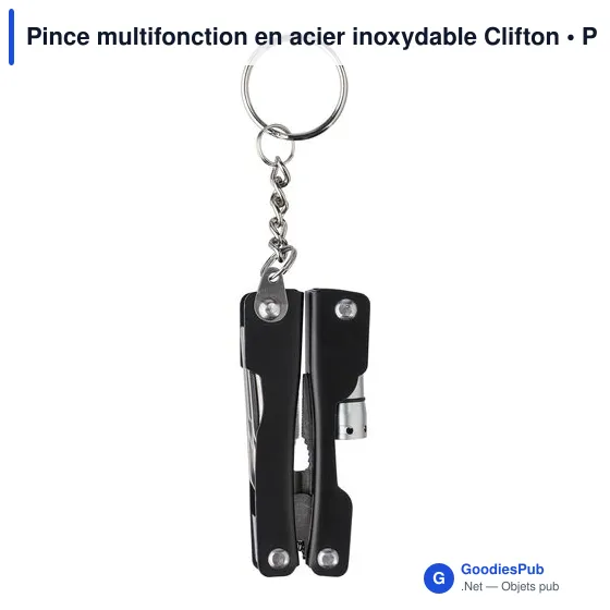 Pince multifonction personnalisable en acier inoxydable avec logo - Image 2