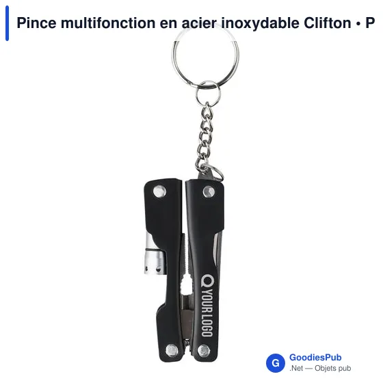 Pince multifonction personnalisable en acier inoxydable avec logo - Image 4