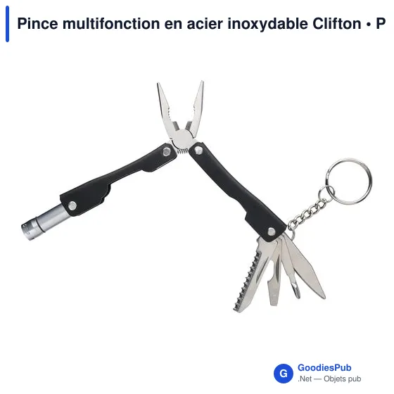 Pince multifonction personnalisable en acier inoxydable avec logo - Image 6
