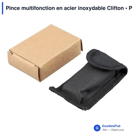 Pince multifonction personnalisable en acier inoxydable avec logo - Image 10