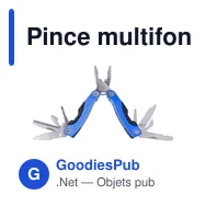 Pince multifonction personnalisable avec logo - Pince multifonction Julie - Miniature 2