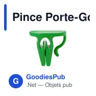 Pince Porte-Gobelet Tusca - Miniature 1
