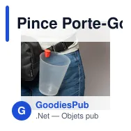 Pince Porte-Gobelet Tusca - Miniature 6