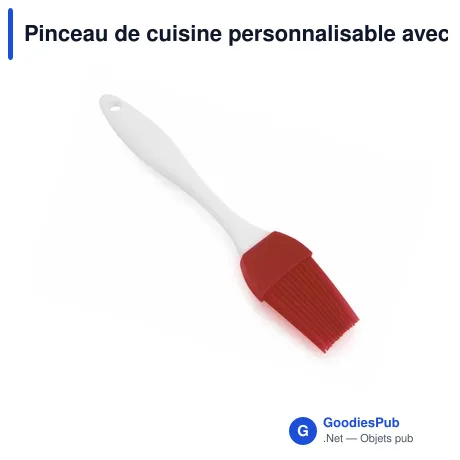 Pinceau de cuisine personnalisable avec logo entreprise - Kolam