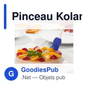 Pinceau de cuisine personnalisable avec logo entreprise - Kolam - Miniature 3