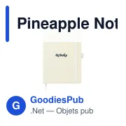 Pineapple Notebook A5  bloc-notes - Miniature 20