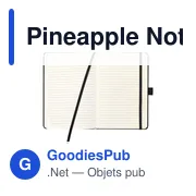 Pineapple Notebook A5  bloc-notes - Miniature 4