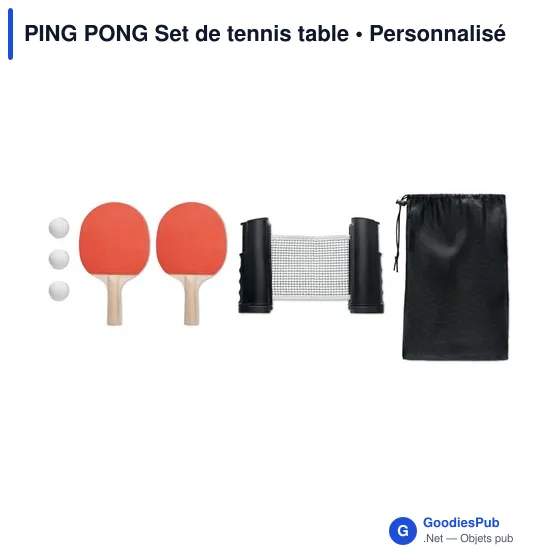 PING PONG Set de tennis table - Image 3