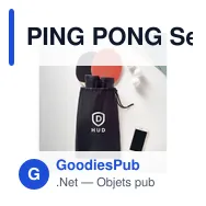 PING PONG Set de tennis table - Miniature 5