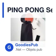 PING PONG Set de tennis table - Miniature 6