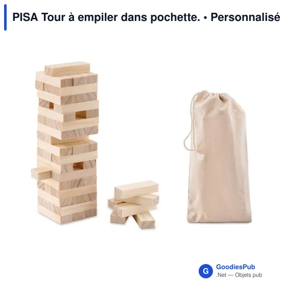 PISA Tour à empiler dans pochette. - Image 1