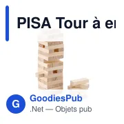 PISA Tour à empiler dans pochette. - Miniature 2