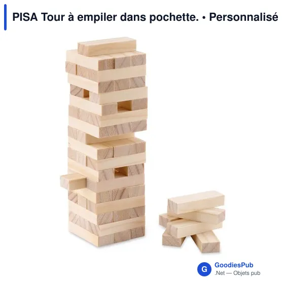 PISA Tour à empiler dans pochette. - Image 2