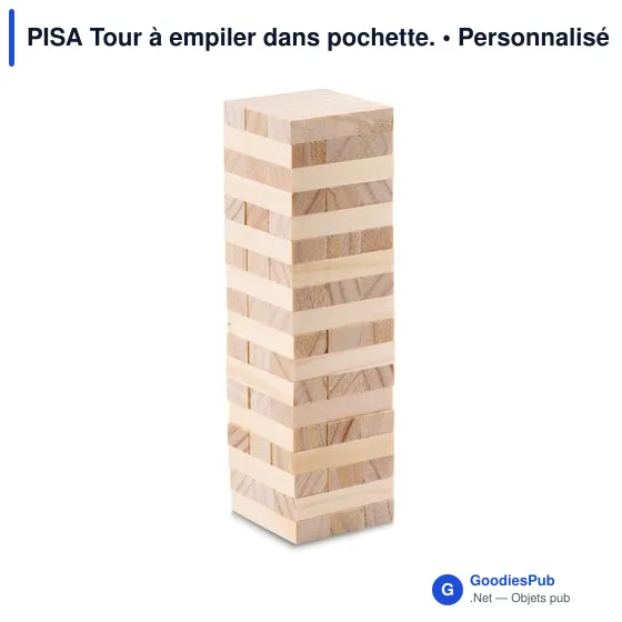 PISA Tour à empiler dans pochette. - Image 3