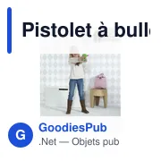 Pistolet à bulles personnalisable avec logo - Hallie - Miniature 6