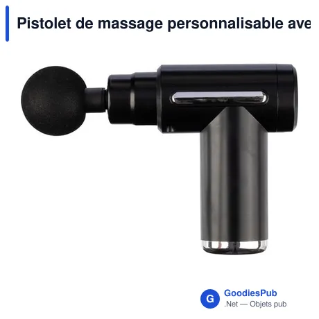 Pistolet de massage personnalisable avec logo - Axel