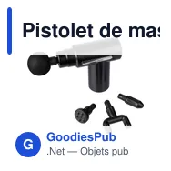 Pistolet de massage personnalisable avec logo - Axel - Miniature 2