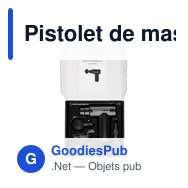 Pistolet de massage personnalisable avec logo - Axel - Miniature 4