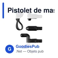 Pistolet de massage personnalisable avec logo - Axel - Miniature 5