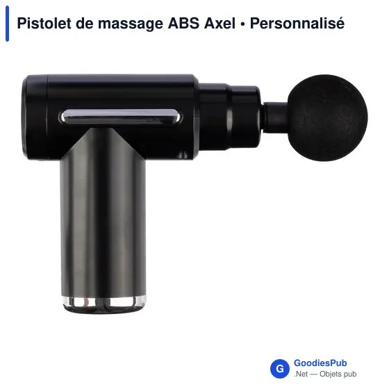 Pistolet de massage personnalisable avec logo - Axel - Image 6