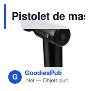 Pistolet de massage personnalisable avec logo - Axel - Miniature 7