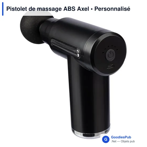 Pistolet de massage personnalisable avec logo - Axel - Image 7