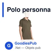 Polo personnalisable PITCHER UNISEX avec logo - Écologique - Miniature 9