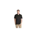 Variante noir - Polo personnalisable PITCHER UNISEX avec logo - Écologique