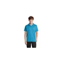 Variante bleu aqua - Polo personnalisable PITCHER UNISEX avec logo - Écologique