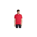 Variante rouge - Polo personnalisable PITCHER UNISEX avec logo - Écologique