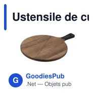 Ustensile de cuisine personnalisable : Set à pizza Rustico 2-pcsavec logo - Miniature 2