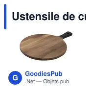 Ustensile de cuisine personnalisable : Set à pizza Rustico 2-pcsavec logo - Miniature 3