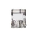 Variante brun - Plaid en polyester personnalisable Ayana avec logo