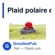 Plaid polaire personnalisable en polyester avec logo - Margot - Miniature 7