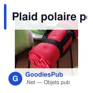 Plaid polaire personnalisable en polyester avec logo - Nor - Miniature 11