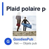 Plaid polaire personnalisable en polyester avec logo - Nor - Miniature 4