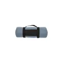 Variante gris - Plaid polaire personnalisable en polyester avec logo - Nor