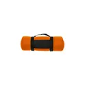 Variante orange - Plaid polaire personnalisable en polyester avec logo - Nor
