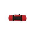 Variante rouge - Plaid polaire personnalisable en polyester avec logo - Nor